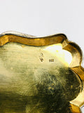Antique Enameled 800 Silver Cherubs Angels Box