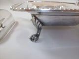 Silver-plate Dual Covered Buffet Server