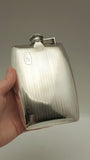 Edwardian Sterling Silver Pocket Flask