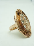 Antique 14K Diamond Tree of Life Ring