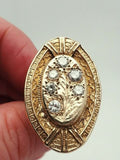 Antique 14K Diamond Tree of Life Ring