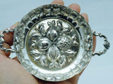Antique Silver Austrian Pomegranate Berry Bowl