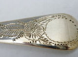 Antique English Georgian Rare William Bateman C.1817 Berry Spoon