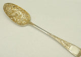 Sterling Antique Old English Berry Spoon Robert Rutland C.1825