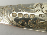 Sterling Antique Old English Berry Spoon Robert Rutland C.1825