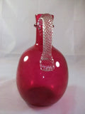 Antique Cranberry Glass Ewer