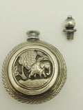 Antique Sterling Silver Perfume Snuff Flask