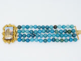 Antique French Portrait Bracelet St. Thomas D`aquin Paris