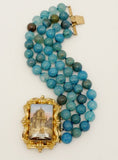 Antique French Portrait Bracelet St. Thomas D`aquin Paris