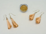 Sterling Silver Honey Quartz Earrings