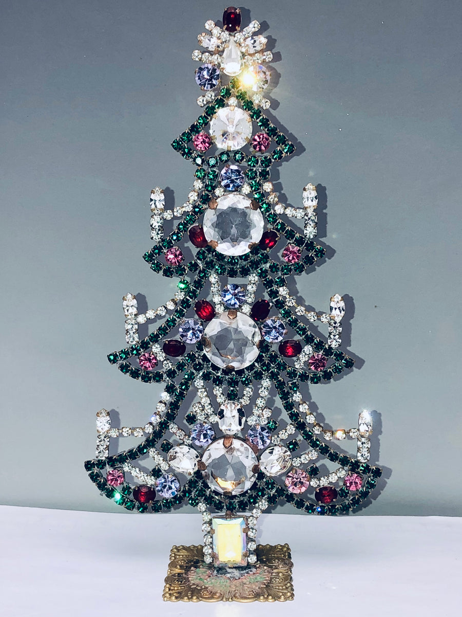 Vintage Czech Crystal Christmas Mantle Tree # 235 – Cydney's Antiques