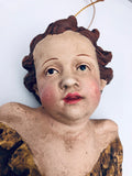 Antique Reproduction  Cherub Putti Angel Ornament