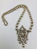Antique Peruzzi Sterling Crest Necklace Italy