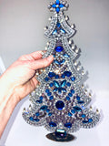 Vintage Czech Crystal Mantle Tree Decoration #219