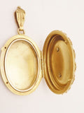 Antique 14K Yellow Gold Locket Pendant