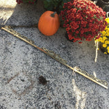 Antique Brass Huge Gallery Pediment 56" Cabinet Furniture Mount Rail