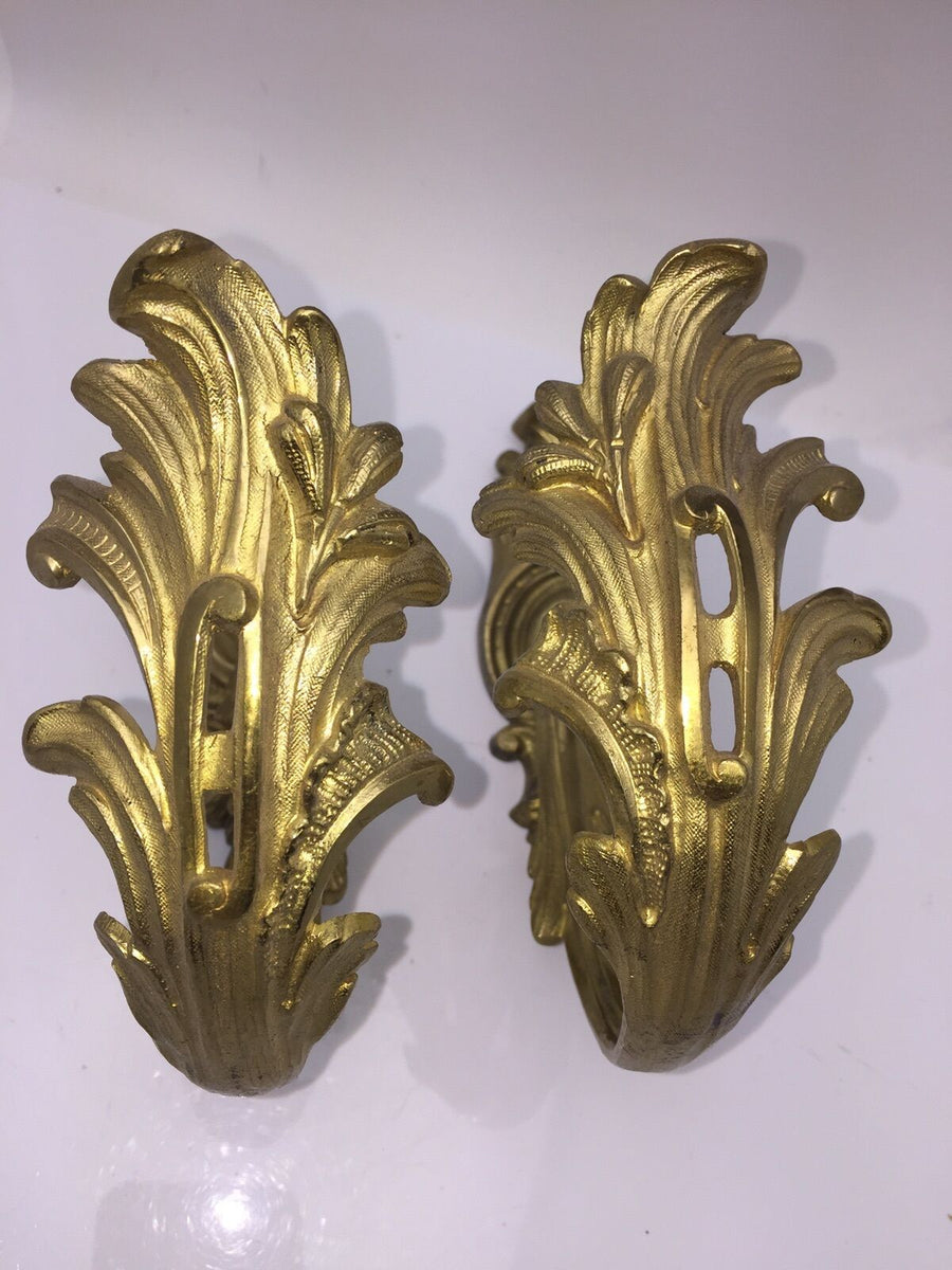 Antique buy bronze curtain tiebacks