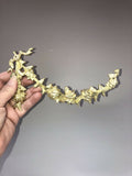 Antique Pair French Ormolu Garlands Flowers Cabinet Frame Furniture Mounts