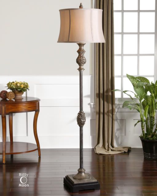 Thurmont Bronzed Floor Lamp Cydney's Antiques
