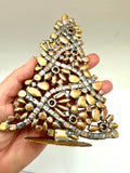 Czech Rhinestone Christmas Tree # 346