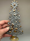Vintage Czech Rhinestone Christmas Tree #346