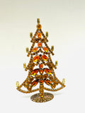 Czech Crystal Christmas Mantle Tree # 190