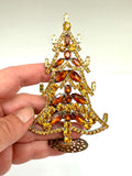 Czech Crystal Christmas Mantle Tree # 190