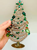 Czech Crystal Christmas Mantle Tree # 202