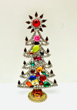 Vintage Czech Rhinestone Christmas Tree #346