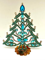 Vintage Czech Rhinestone Christmas Tree # 336