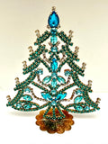 Vintage Czech Rhinestone Christmas Tree # 336