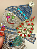 Large Czech Standing Snowman Ornament