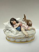 Meissen Child Rabbit Box Paul Helmig RESERVED Richard