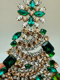 Czech Crystal Christmas Mantle Tree # 202