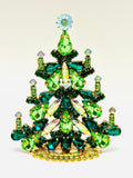 Modern Czech Rhinestone Christmas Tree # 307