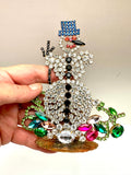 Czech snowman Christmas Standing Ornament