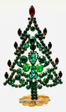 Vintage Czech Rhinestone Christmas Tree #344