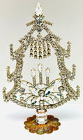 Vintage Czech Rhinestone Christmas Tree # 342