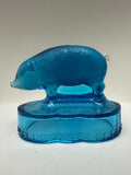 Bellaire Goblet Co Pig Paperweight Figurine
