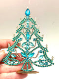 Vintage Czech Rhinestone Christmas Tree # 336