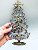 Vintage Amber Czech Christmas Tree #310