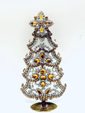 Vintage Amber Czech Christmas Tree #310