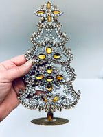 Vintage Amber Czech Christmas Tree #310