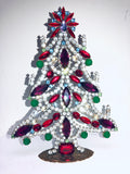 Vintage Czech Rhinestone Christmas Tree #300