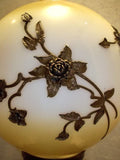 Bronze Talon Foot Antique Oil Lamp