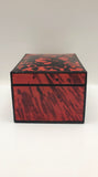 Antique Red Tortoise Shell Veneered Tobacco Box