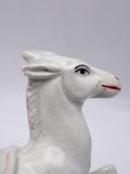 Antique Staffordshire Donkey With Apples