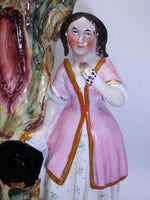 Early Antique Staffordshire Couple Sailors Homecoming