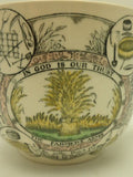 Antique Adams Harvest Jumbo Cup & Saucer