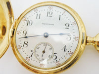 Waltham 14K Ladies Pocket Watch Rare